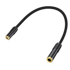 3.5mm Dual-channel Female to 6.35mm Dual-channel Female Stereo Audio Cable
