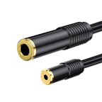 3.5mm Dual-channel Female to 6.35mm Dual-channel Female Stereo Audio Cable — 0.5m