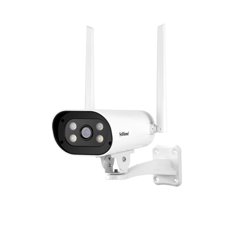 SriHome NVS001-IPC037 2MP HD 4-CH NVR WiFi IP Camera Kit — EU Plug