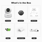SriHome SH064 8MP HD Two-way Video Mini Camera Supports Night Vision