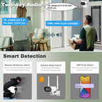 SriHome NVS009-IPC037 2MP 4-CH NVR WiFi IP Camera Kit