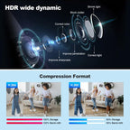 Srihome SH051 4MP 5X Optical Zoom PTZ HD Camera