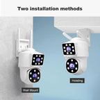 Srihome SH063 4MP Dual Lens Panoramic Surveillance HD Camera