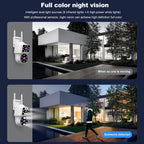 Srihome SH063 4MP Dual Lens Panoramic Surveillance HD Camera