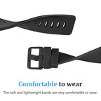 xDfind Solid Color Silicone Watch Band For Fitbit Versa 2