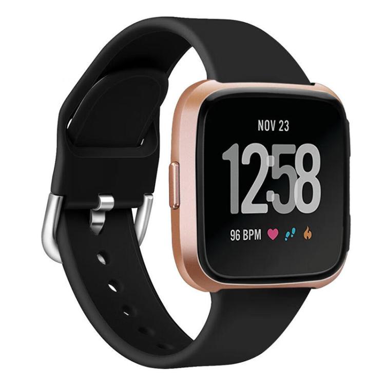 For Fitbit Versa 2 / Versa / Versa Lite xDfind Reverse Buckle Solid Color Silicone Watch Band
