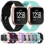 For Fitbit Versa 2 / Versa / Versa Lite xDfind Reverse Buckle Solid Color Silicone Watch Band