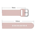 For Fitbit Versa 2 / Versa / Versa Lite xDfind Reverse Buckle Solid Color Silicone Watch Band