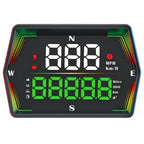 G21 Car HD Display GPS Speedometer Car OBD Meter Display Head-Up Display with Suction Cup Holder