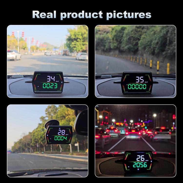 G21 Car HD Display GPS Speedometer Car OBD Meter Display Head-Up Display with Suction Cup Holder