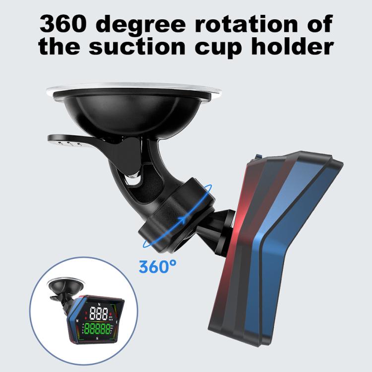 G21 Car HD Display GPS Speedometer Car OBD Meter Display Head-Up Display with Suction Cup Holder