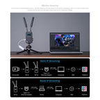 FEELWORLD WT1S 4K Wireless Video Transmission System SDI + Dual HDMI-compatible Full Duplex Intercom Live Streaming — view 9