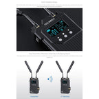 FEELWORLD WT1S 4K Wireless Video Transmission System SDI + Dual HDMI-compatible Full Duplex Intercom Live Streaming — view 10