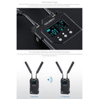 FEELWORLD WT1H 4K Wireless Video Transmission System Dual HDMI-compatible Full Duplex Intercom Live Streaming — view 10