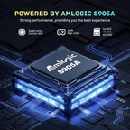HK1 RBOX X50 Android 14 Smart TV Box with Remote Control, Amlogic S905A Quad-Core