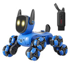 JJR/C Q200 Small Eight-wheeled Multi-function Remote Control Robot Dog with RC Watch