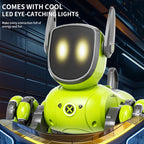 JJR/C Q200 Small Eight-wheeled Multi-function Remote Control Robot Dog with RC Watch