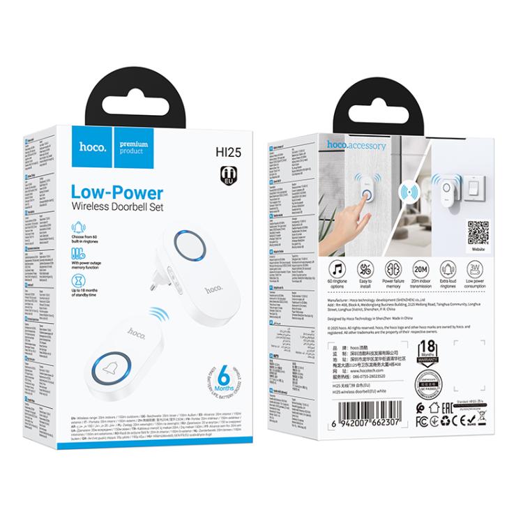 hoco HI25 Home Low-Power Wireless Doorbell — view 9