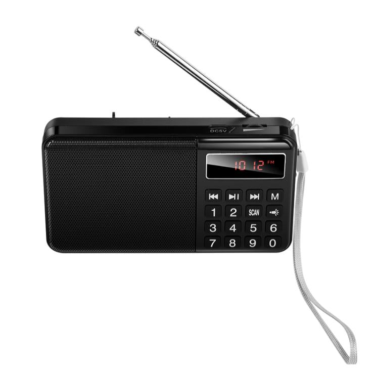 hoco HI50 Multi-function Portable AM and FM Bluetooth Radio Support USB Disk / TF Card