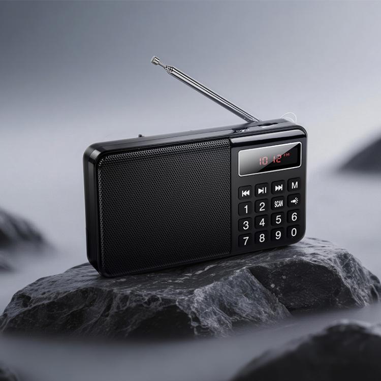hoco HI50 Multi-function Portable AM and FM Bluetooth Radio Support USB Disk / TF Card
