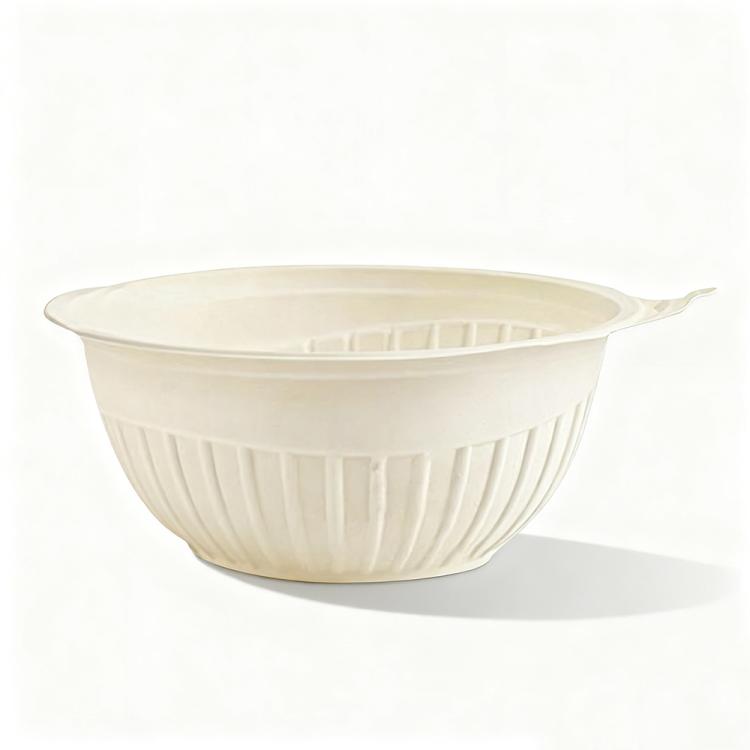 Disposable Food Delivery Lunch Box Containers — 280ML Round Box with Lid