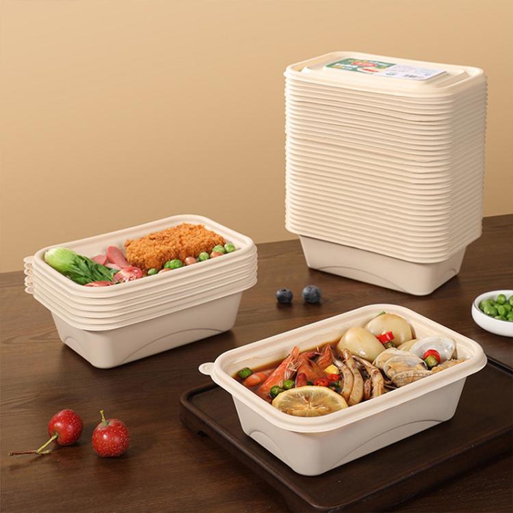 Disposable Food Delivery Lunch Box Containers with Lid — view 16