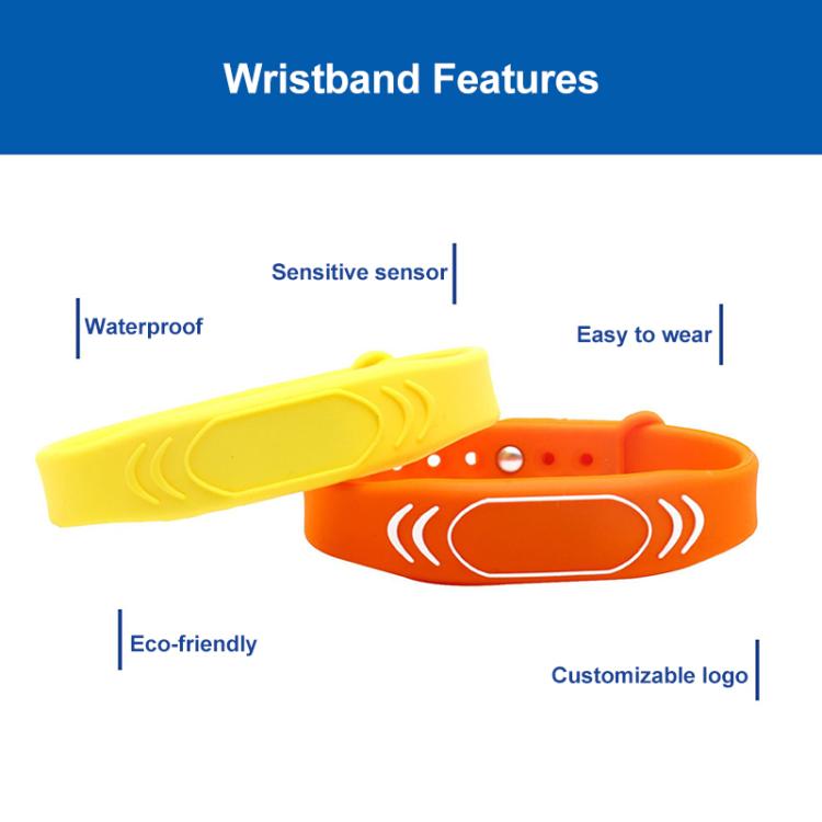 NFC Waterproof Silicone RFID Wristbands