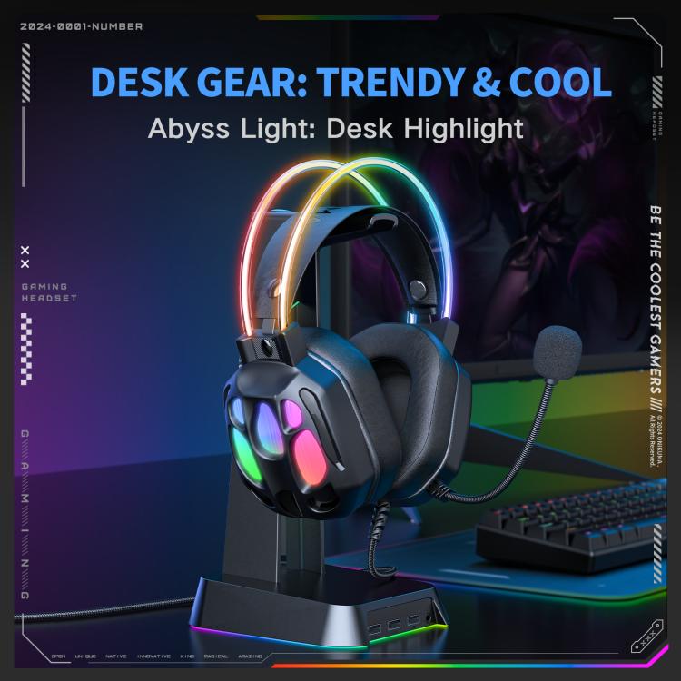 ONIKUMA X89 RGB Wired Earphone with Microphone — view 7