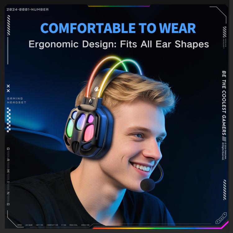 ONIKUMA X89 RGB Wired Earphone with Microphone — view 8