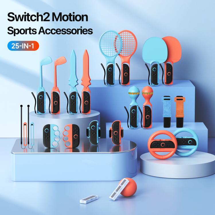 DUX DUCIS 25 in 1 Gaming Motion Sensor Accessory Sports Controller Set