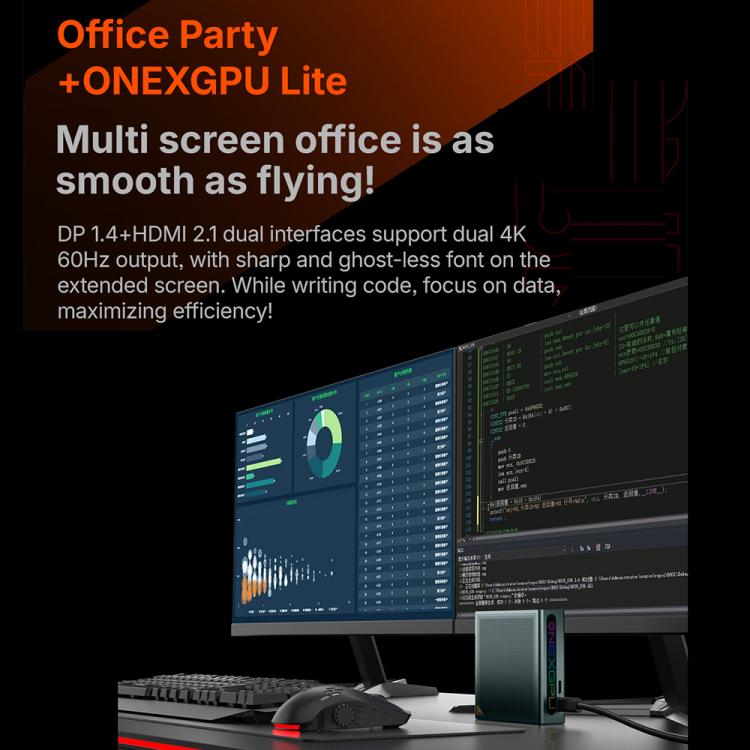 ONE-NETBOOK ONEXGPU Lite AMD Radeon RX 7600M XT 8GB Pocket Graphics Card Dock — view 16