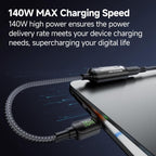 140W Digital Display Laptop Charging Adapter Connector — view 10