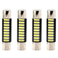 4pcs ST6-4014-9SMD 29mm B6 LED Car Make-up Mirror Light Reading Lamp