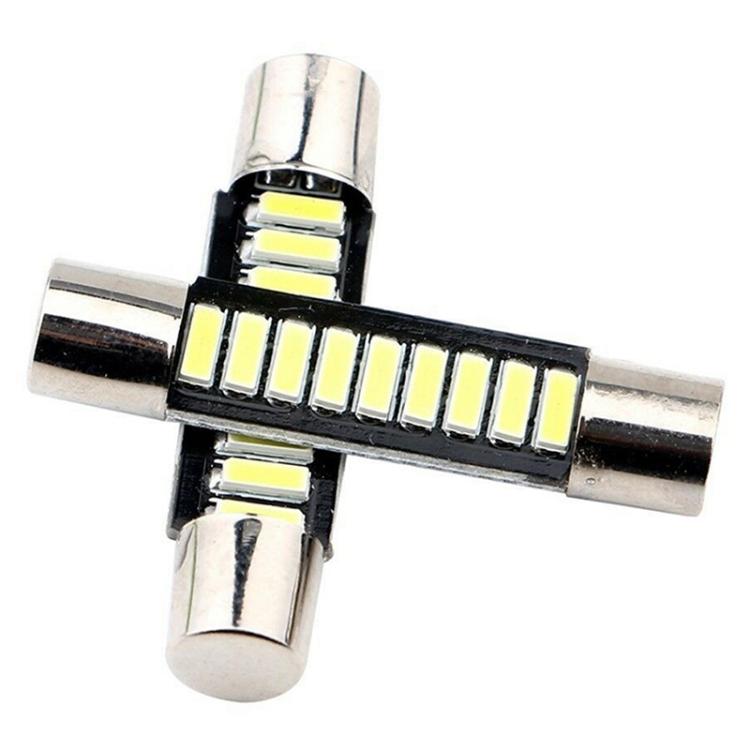 4pcs ST6-4014-9SMD 29mm B6 LED Car Make-up Mirror Light Reading Lamp