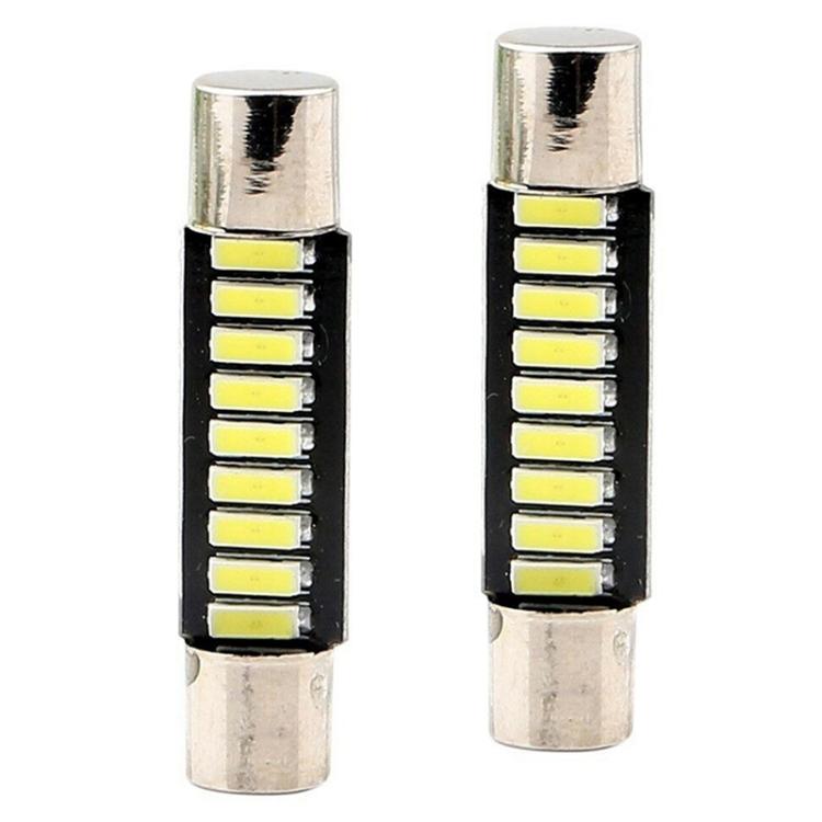 4pcs ST6-4014-9SMD 29mm B6 LED Car Make-up Mirror Light Reading Lamp