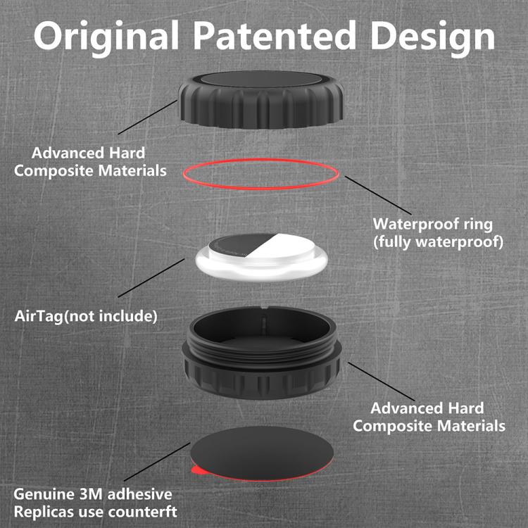 XDcase Adhesive Paste Waterproof PC Protective Case
