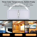 12-30V RV Light 3-Color Temperature Rotary Button Dimming Roof Light