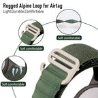 xDfind Silver Buckle Loop Nylon Band Style Anti-lost Tracker Protective Cover
