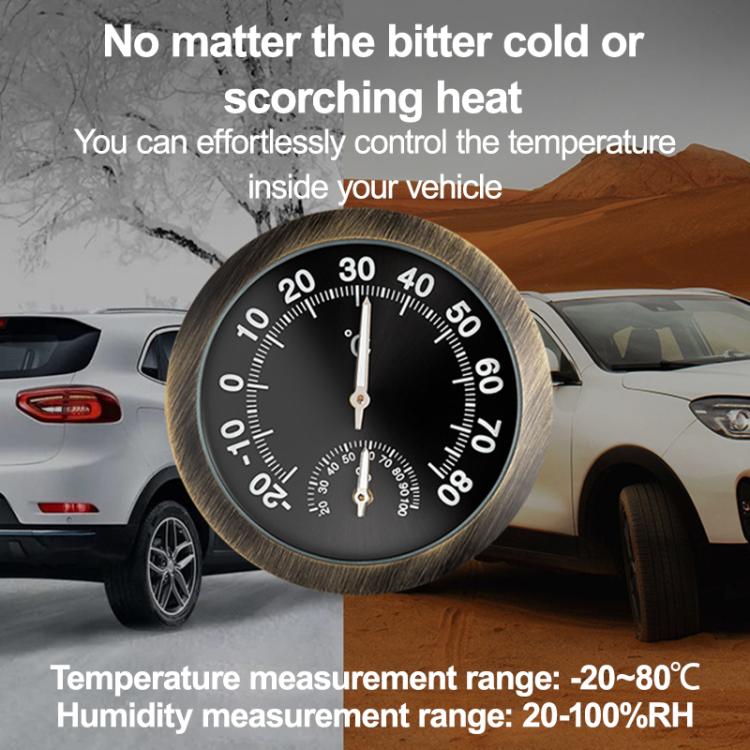 High-precision Pointer-type Luminous Car Thermometer Hygrometer