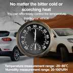 High-precision Pointer-type Luminous Car Thermometer Hygrometer