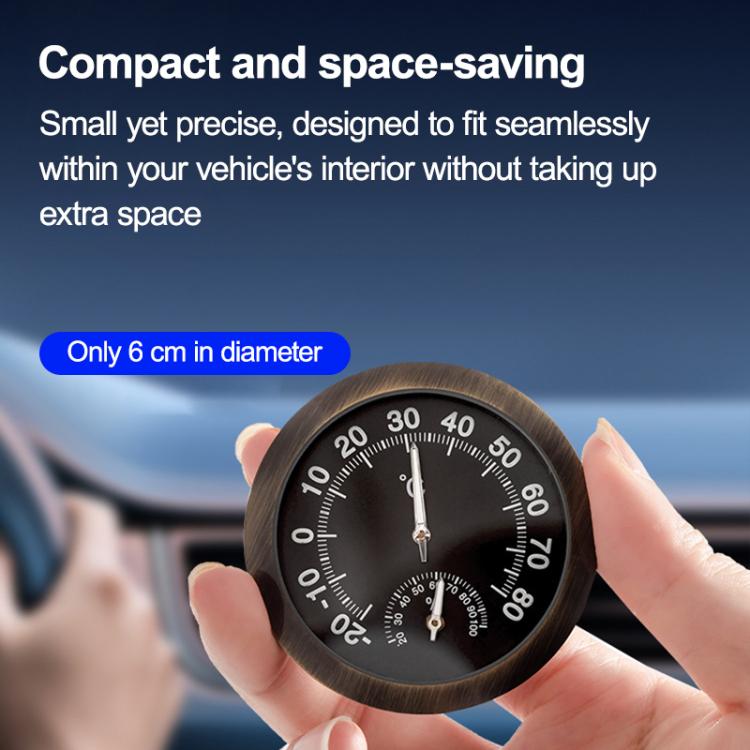 High-precision Pointer-type Luminous Car Thermometer Hygrometer