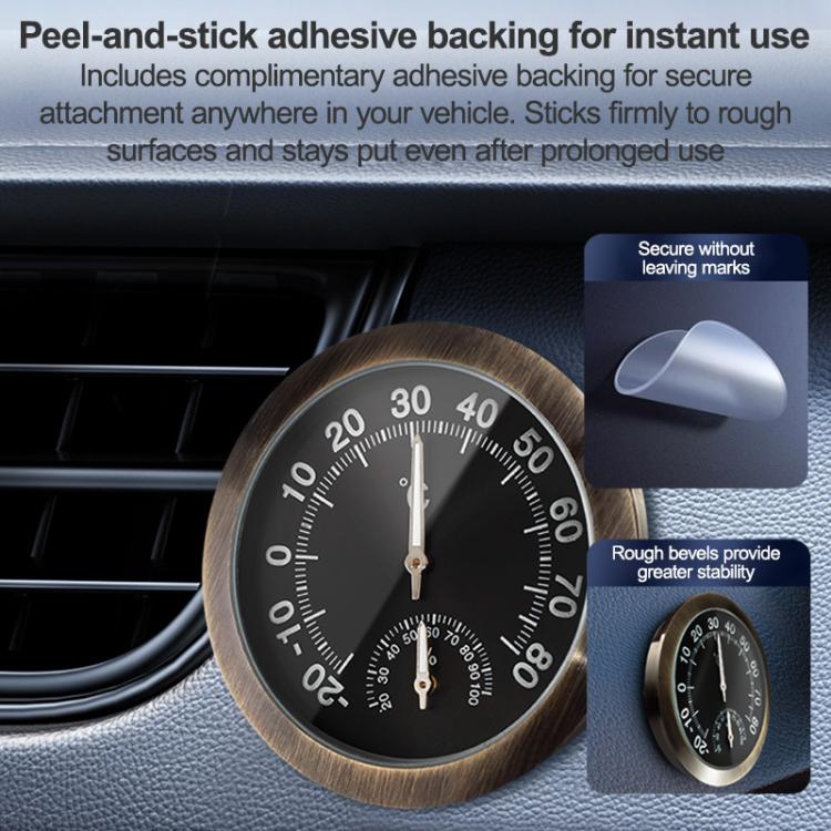 High-precision Pointer-type Luminous Car Thermometer Hygrometer