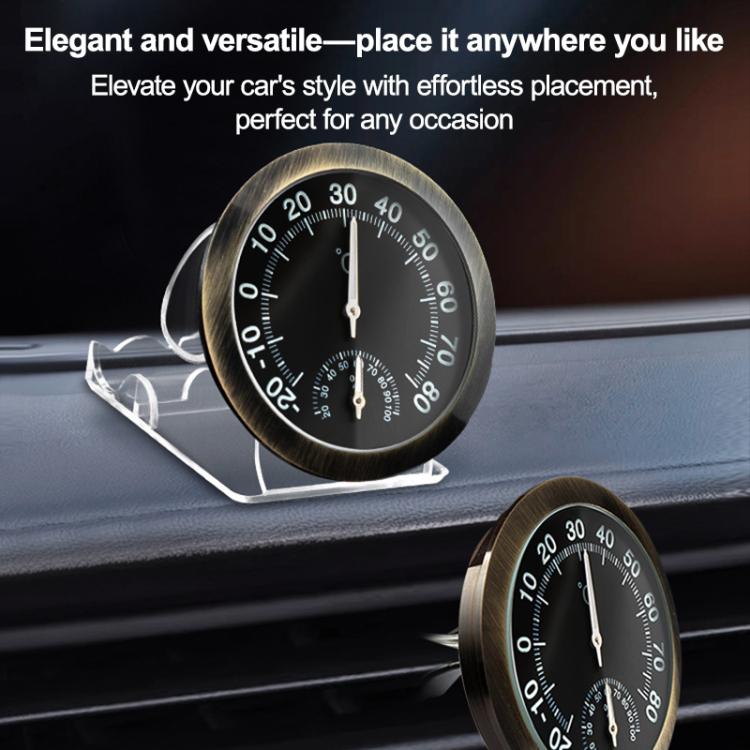 High-precision Pointer-type Luminous Car Thermometer Hygrometer