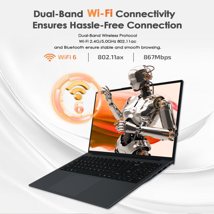 GXMO T160 16 inch Windows 11 Laptop, 16GB+512GB, AMD Ryzen 5 7430U Hexa Core Processor