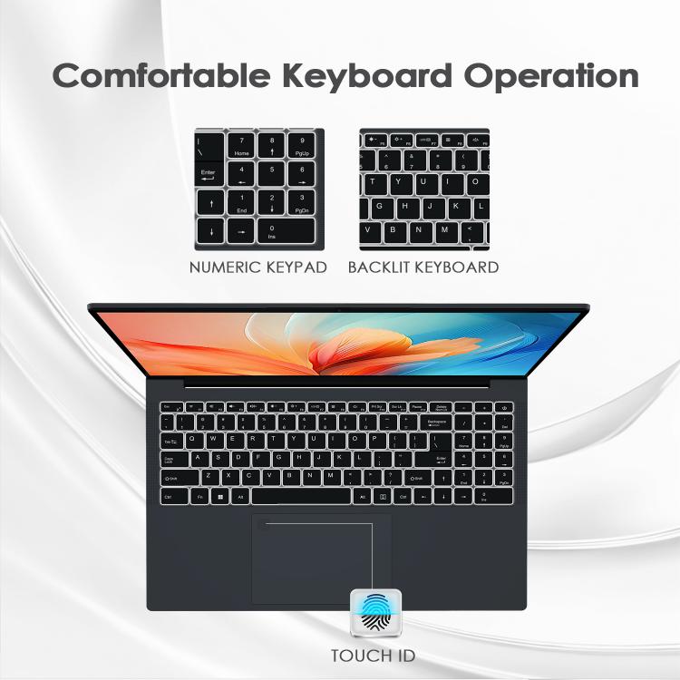 GXMO T160 16 inch Windows 11 Laptop, 16GB+512GB, AMD Ryzen 5 7430U Hexa Core Processor