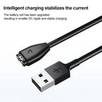 USB Port Smart Watch Data Charging Cable, Length: 60cm, USB Port, Length: 60cm