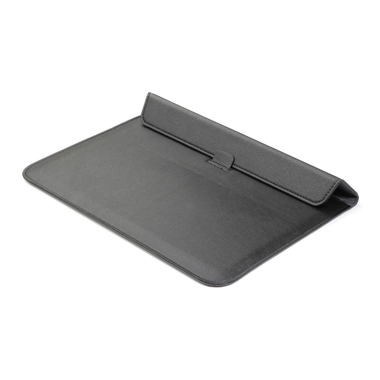 PU Leather Ultra-thin Envelope Bag Laptop Bag with Stand Function