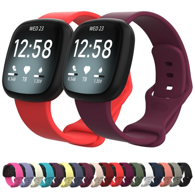 For Fitbit Versa 3 / Sense Silicone Replacement Strap Watchband