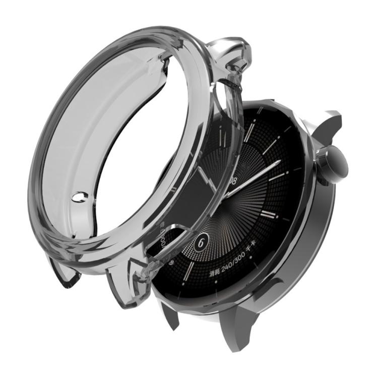 Half Coverage Hollow TPU Watch Protective Cover — Transparent Orange