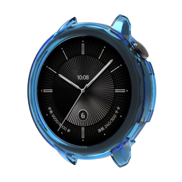 Half Coverage Hollow TPU Watch Protective Cover — Transparent Black